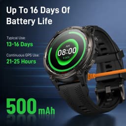 2026 New KOSPET ORB 2 Smartwatch Men AMOLED 1.43" Dual Band GPS 6 GNSS Military Watch 450mAh Battery IP69 Waterproof Flashlight