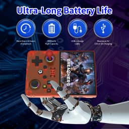 MAXⅡ 2026 Newest 4.5 Inch Retro Handheld Game Console 1024x768 IPS HD Screen Portable Open Source Linux System with 2*Joys