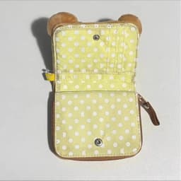New Japanese Rilakkuma Bear Plush Foldable Compact Coin Purse Anime Portable Card Holder Short Wallet Card Storage Bag Gifts