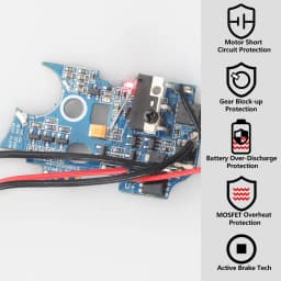 T238 Electronic Trigger V2 1.9 Basic With Binary Overheat Protection Active Braking for AIRSOFT Gel Ball V2 Gearbox