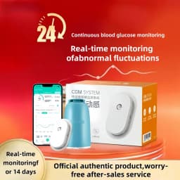 Upgraded CGM System Blood Glucose Meter Sensor 24-Hour Diabetes Monitoring Bluetooth Connection Free Blood Glucose Meter Sensor