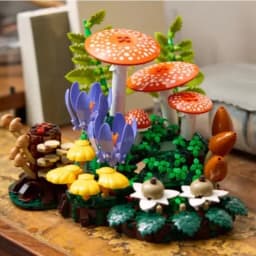 2026 New 806pcs Forest Mushroom Botanical Set Puzzle Model Home Decoration Building Block Toys For Birthday Ornament Gifts