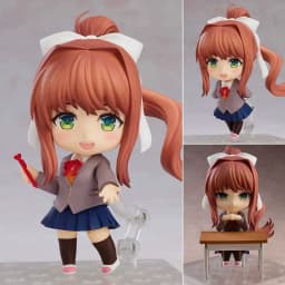 Doki Doki Literature Club! #2077 #2283 #1817 #2250 Anime Figurine With Swap Faces Desktop Decoration Collectible Ornament Gift