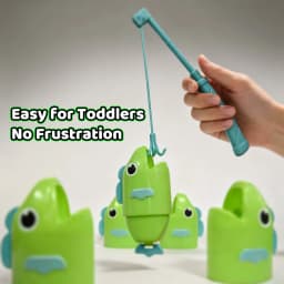 Fishing Master Extendable Fishing Battle Game Parent-Child Interactive Montessori Fine Motor Skills Educational Toy for Kids