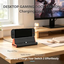 Switch 2 Docking Station HDMI TV Converter 4K 60Hz Fast Charging USB Hub Adapter Dock Gaming Accessories
