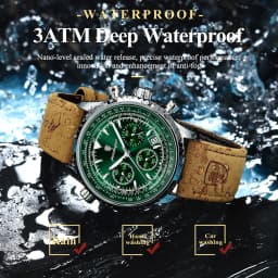 POEDAGAR Business Men Wristwatch Waterproof Luminous Date Chronograph Sport Man Clock Leather Quartz Fashion Men's Watches Reloj