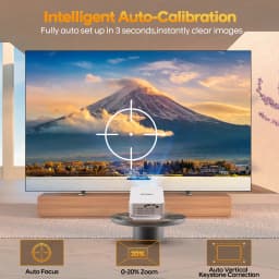 Magcubic Auto Focus Android 14 4K Projector 400ANSI 8K Native 720P HY300Max With Wifi6 BT5.4 Allwinner H726 Portable Outdoor