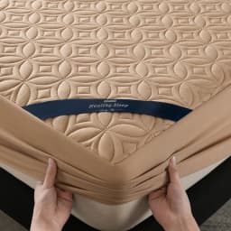 Ultrasonic Quilted Waterproof Antibacterial Mattress Protector Breathable Ultra Soft Noise Free 30CM Deep Pocket Fitted Sheet