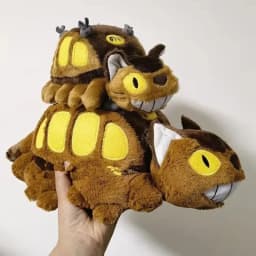Hot 30cm Animation Bus Totoro Anime Peripheral Doll Soft Plush Animal Toys Stuffed Totoro Bus Kids Xmas Birthday Gift