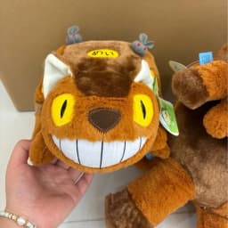 Hot 30cm Animation Bus Totoro Anime Peripheral Doll Soft Plush Animal Toys Stuffed Totoro Bus Kids Xmas Birthday Gift