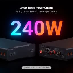 Fosi Audio V3 Mono 240W Sound Amplifier TPA3255 PFFB Technology Mini Audio Amp For Subwoofer Speaker