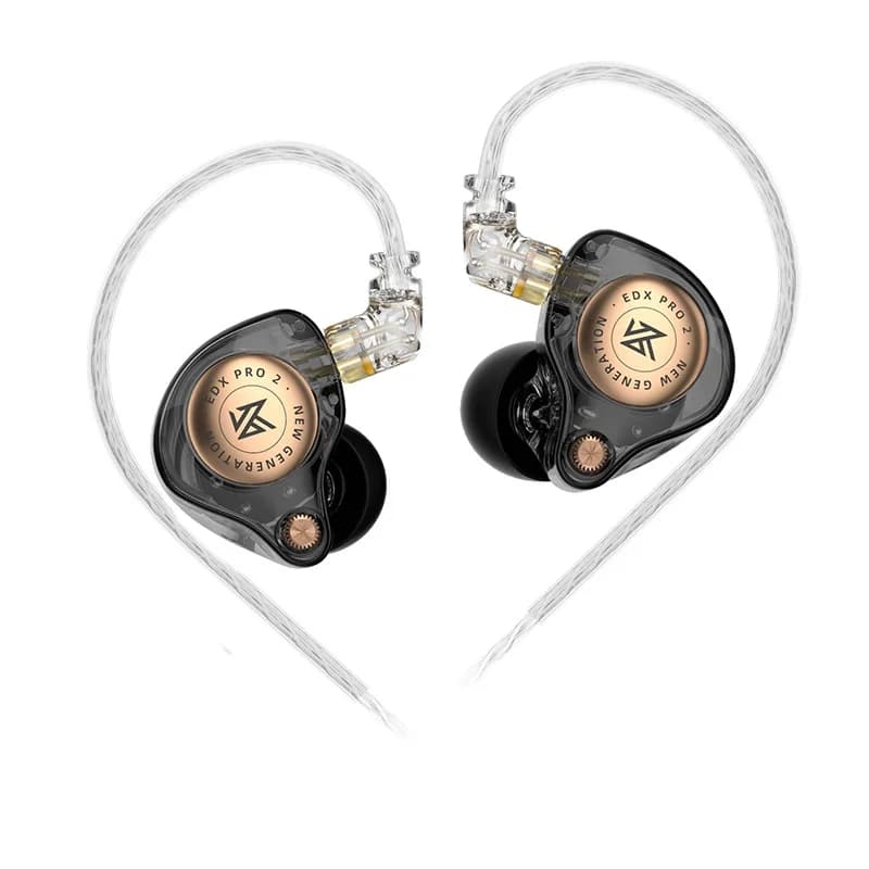 KZ EDX PRO 2 Dynamic In Ear Earphone HIFI DJ Earphones Earbud Music Noise Cancelling Headset 3.5MM Tpre-c Plug Optional