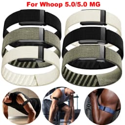 Adjustable Resistant Bicep Band For Whoop 5.0/MG one+peak Breathable Nylon Band for Bicep Bands for Whoop 5.0MG
