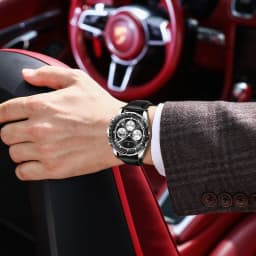 POEDAGAR Top Original Men's Watches Luminous Waterproof Fashion Male Clock Leather Chronograph Date Quartz Sports Men Wristwatch