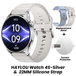 HF012 HAYLOU Watch 4S GPS Smart Watch 1.43” HD AMOLED Display 5 Satellite Positioning 120+ Workout Modes Sport Smartwatch