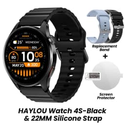 HF012 HAYLOU Watch 4S GPS Smart Watch 1.43” HD AMOLED Display 5 Satellite Positioning 120+ Workout Modes Sport Smartwatch
