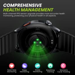 HF012 HAYLOU Watch 4S GPS Smart Watch 1.43” HD AMOLED Display 5 Satellite Positioning 120+ Workout Modes Sport Smartwatch
