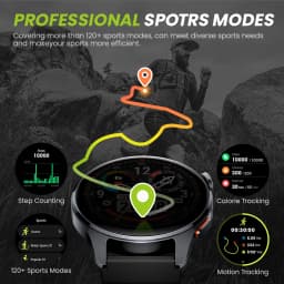 HF012 HAYLOU Watch 4S GPS Smart Watch 1.43” HD AMOLED Display 5 Satellite Positioning 120+ Workout Modes Sport Smartwatch