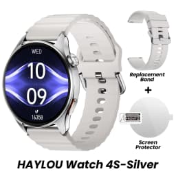 HF012 HAYLOU Watch 4S GPS Smart Watch 1.43” HD AMOLED Display 5 Satellite Positioning 120+ Workout Modes Sport Smartwatch