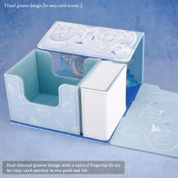 Laundry Dragonmaid Dragonite Deck Box Dicewinder for YGO PTCG,Fits 100 Double-Sleeved Cards,Dice Tray Card Storage Box TCG OPCG