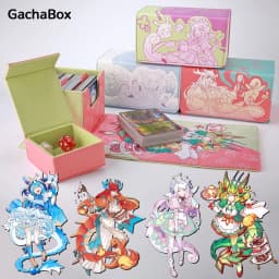 Laundry Dragonmaid Dragonite Deck Box Dicewinder for YGO PTCG,Fits 100 Double-Sleeved Cards,Dice Tray Card Storage Box TCG OPCG