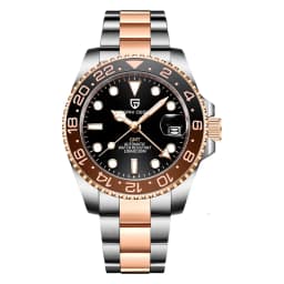 New 1662 PAGANI DESIGN GMT Automatic Watch 40mm Men's Wristwatch Top Brand 100M Waterproof Mechanical Wristwatches for Men Cloc