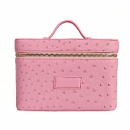 Custom Name Cosmetic Bag For Women Large Capacity Toiletry Kit Case Bag Travel Portable Handheld Leather Makeup Organizer Box