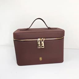 Custom Name Cosmetic Bag For Women Large Capacity Toiletry Kit Case Bag Travel Portable Handheld Leather Makeup Organizer Box