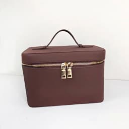 Custom Name Cosmetic Bag For Women Large Capacity Toiletry Kit Case Bag Travel Portable Handheld Leather Makeup Organizer Box