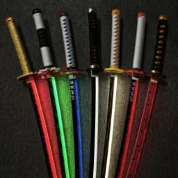 104cm Bright Katana LED Light Sword Kimetsu No Yaiba Anime Cosplay Prop Real Size Japanese Katana Samurai Sabre Demon Slayer