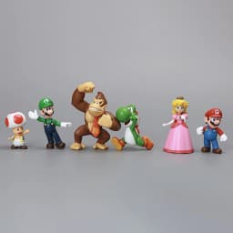Plumber Bros Figures Set Anime Video Game Character Action Figure PVC Toy Dolls Birthday Gift Collection