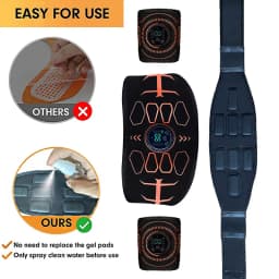 Smart Abdominal Toning Belt Abs Trainer Muscle Toner For Body Arm Training Workout Home Gym Fitness Massage