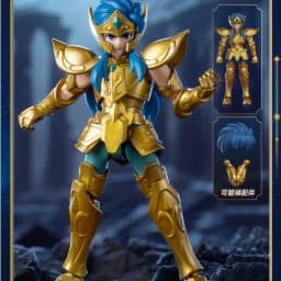 BLOKEES Saint Seiya Building Block Figures All Stars Edition The Legacy of Gold Libra Aquarius Assembled Model Ornament Gift