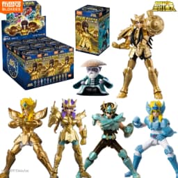 BLOKEES Saint Seiya Building Block Figures All Stars Edition The Legacy of Gold Libra Aquarius Assembled Model Ornament Gift