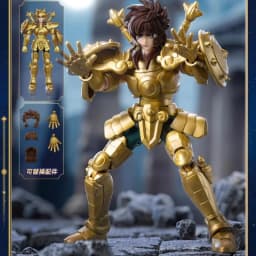 BLOKEES Saint Seiya Building Block Figures All Stars Edition The Legacy of Gold Libra Aquarius Assembled Model Ornament Gift
