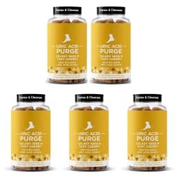 Uric Acid Purge Capsules Supports Uric Acid Balance &Joint Comfort with Celery Seed Tart Cherry Parsley Extract Vegetarian60Caps