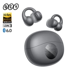 QCY Crossky C50i Open Ear Bluetooth Earphones Hi-Res LDAC Ear Clip Wireless BT6.0 Sports Earbuds Clip On 4-Mics Headphones 42H