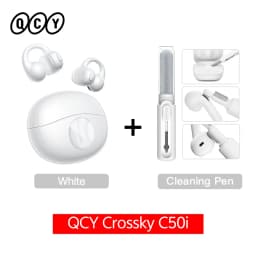 QCY Crossky C50i Open Ear Bluetooth Earphones Hi-Res LDAC Ear Clip Wireless BT6.0 Sports Earbuds Clip On 4-Mics Headphones 42H
