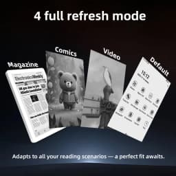 Bigme B6 Ebook Reader, 6'' B&W E-Ink Screen Electronic Book, 300PPI HD Display E-Reader, Android 14 OS, 4+64GB Paper-Like E-Book