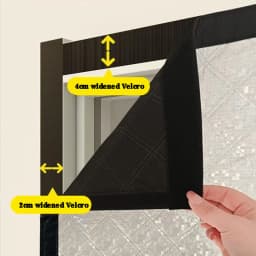 Magnetic winter thick door curtain - easy to install - No Drilling- Keep Cold Out & Warm In-Windproof partition curtain