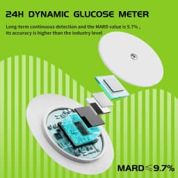 Freestyle Libre CGM Sensor Kit 14 Days 24h Dynamic Blood Glucose Meter Monitor Blood Sugar Changes Anytime Anywhere Android App