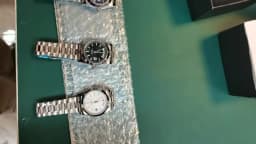 Small Size Men's Watch Sapphire Glass Stainless Steel Swimming 50M Waterproof Business Beat Quartz Movement DD36MM Wristwatch