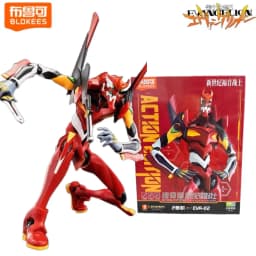 Blokees Building Block Man New Century Evangelion EVANGELION-00/01/02/08-Anime Character Movable Model Splicing Toy Gift