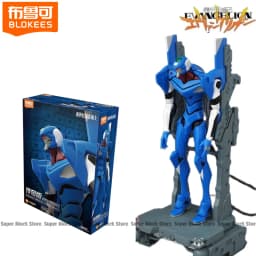 Blokees Building Block Man New Century Evangelion EVANGELION-00/01/02/08-Anime Character Movable Model Splicing Toy Gift