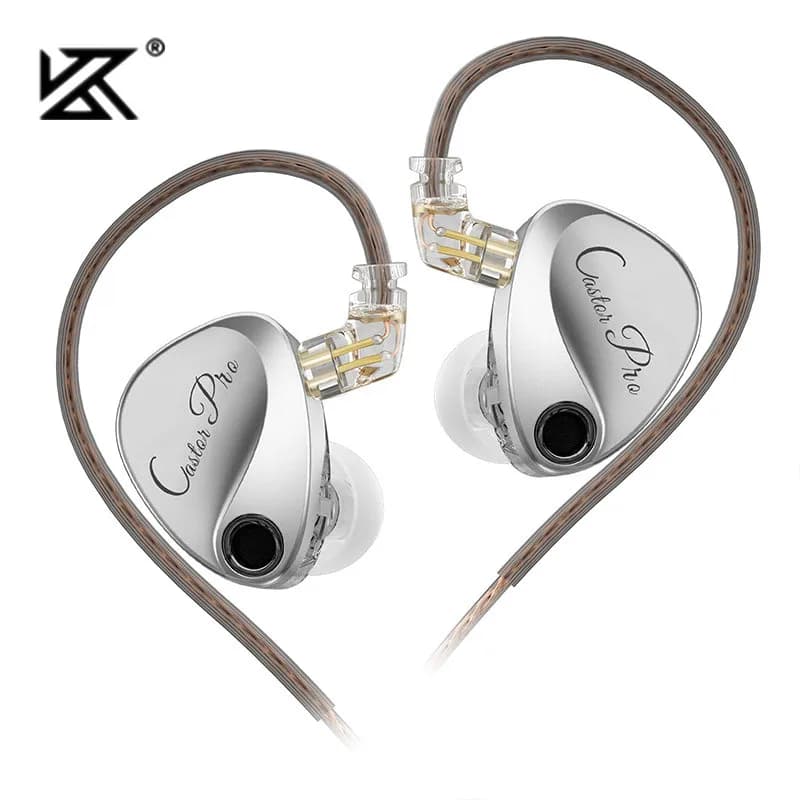 KZ Castor PRO in Ear Earphones Dynamic High-end Tunable Earbuds HiFi Sound Quality Bass Headsets Music Game Headphones IEMs