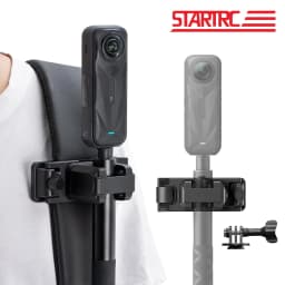 STARTRC Selfie Stick Holster Backpack Strap Clip Mount for Insta 360 X5 X4 Air Go Ultra ACE Pro 2 Ajustable Quick Release