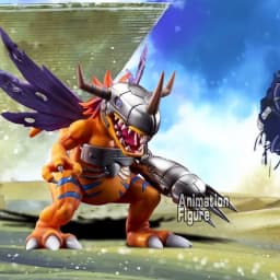 19cm Anime Digimon Adventure Figure Metal Greymon Action Figures Pvc Statue Desktop Ornamen Collection Model Toys Gifts
