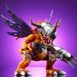 19cm Anime Digimon Adventure Figure Metal Greymon Action Figures Pvc Statue Desktop Ornamen Collection Model Toys Gifts