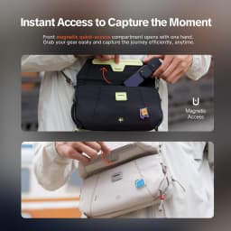 PGYTECH OneGo Pocket Sling Suitable for DJI Pocket 3 Storage Bag Camera Bag Sports Camera Storage Bag Mobile Phone Crossbody Bag
