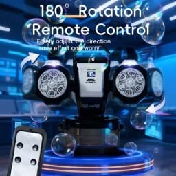 2026 Bubble Machine: Remote Control, Rgb Lights, 1800Mah Rechargeable Type-C | No Bubble Solution